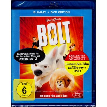 BOLT-Eine Hund für alle fälle (Blu-ray + DVD-2 Disc Edition/OVP)