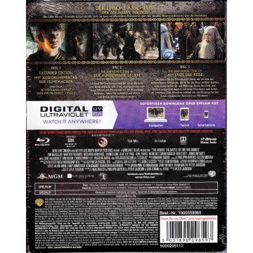 DER HOBBIT-Die Schlacht der Fünf Heere (3Blu-rays+Dig.UV-Steelbook Edition/OVP)