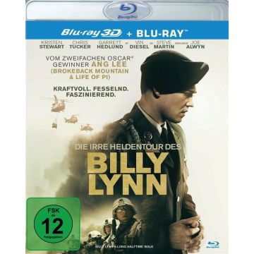 Die irre Heldentour des Billy Lynn-(BILLY LYNN'S LONG HALFTIME WALK) (Blu-ray 3D+2D/OVP)