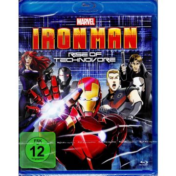 IRON MAN-RISE OF TECHNOVORE (Blu-ray-Trickfilm/OVP-2013)