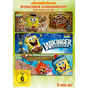 SPONGEBOB SCHWAMMKOPF-Reise durch die Zeit (3DVD's-3 Disc Set/OVP)