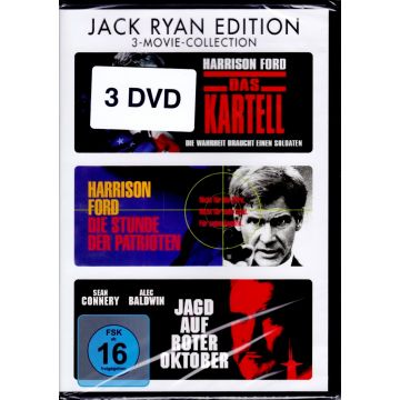 3 Movie Collection-JACK RYAN Edition (3DVD's Set/OVP)