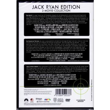 3 Movie Collection-JACK RYAN Edition (3DVD's Set/OVP)