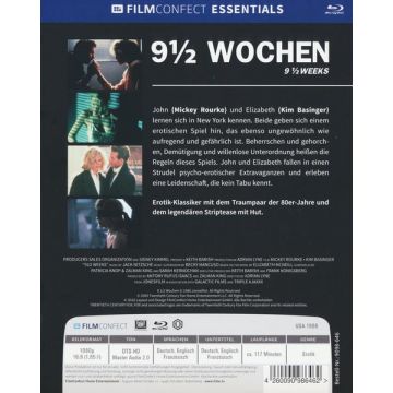 9 1/2 WOCHEN-Lim. Mediabook (Blu-ray+Original Kinoplakat+Booklet/OVP)