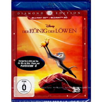 DER KÖNIG DER LÖWEN-Diamond Edition (Blu-ray 3D+2D/OVP)