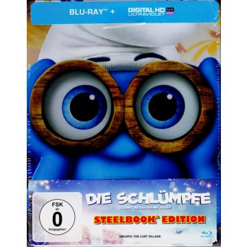 Die Schlümpfe-Das Verlorene Dorf (Blu-ray+Dig.UV HD-Steelbook-OVP)