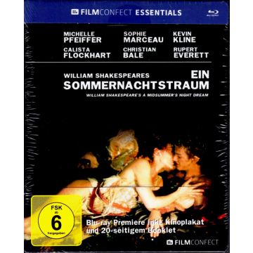 William Shakespeares EIN SOMMERNACHTSTRAUM-(William Shakespeare's A Midsummer's Night Dream)-Film Confect Essentials inkl. Kinoplakat + Booklet (Blu-ray/OVP)