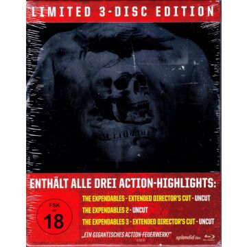 THE EXPENDABLES 1-3-Trilogy (3 Blu-rays-Limited 3 Disc-3 Filme Edition/OVP)