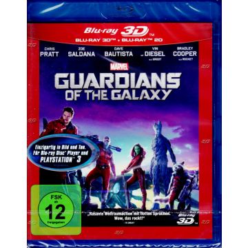 GUARDIANS OF THE GALAXY 3D (Blu-ray 3D+2D-2 Disc Set/OVP)