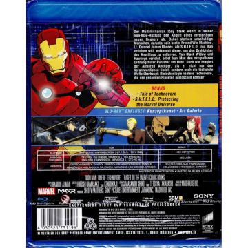 IRON MAN-RISE OF TECHNOVORE (Blu-ray-Trickfilm/OVP-2013)
