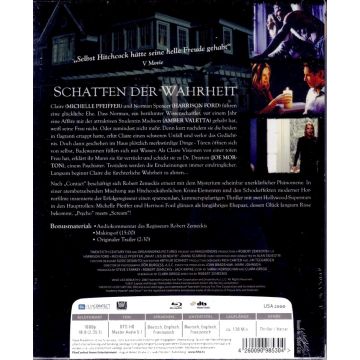 SCHATTEN DER WAHRHEIT-What Lies Beneath-Limited Edition (Blu-ray/2000/OVP)