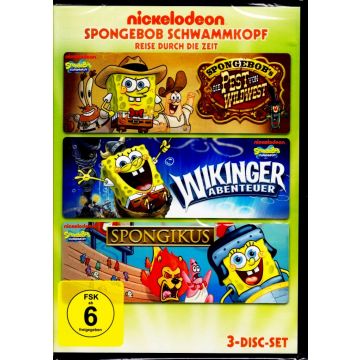 SPONGEBOB SCHWAMMKOPF-Reise durch die Zeit (3DVD's-3 Disc Set/OVP)