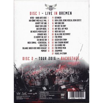 UNANTASTBAR-Live Ins Herz (Ltd. Erstauflage 2 Musik DVD inkl. USB Stick-New)