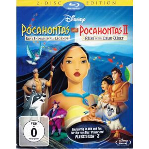 POCAHONTAS-Eine Indianische Legende + POCAHONTAS II-Reise in eine Neue Welt (2 Blu-ray-2 Disc Edition/OVP)